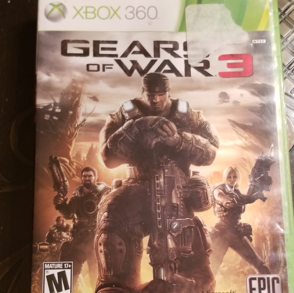 XBOX 360 Gears of War 3 with Insert Booklet Tested